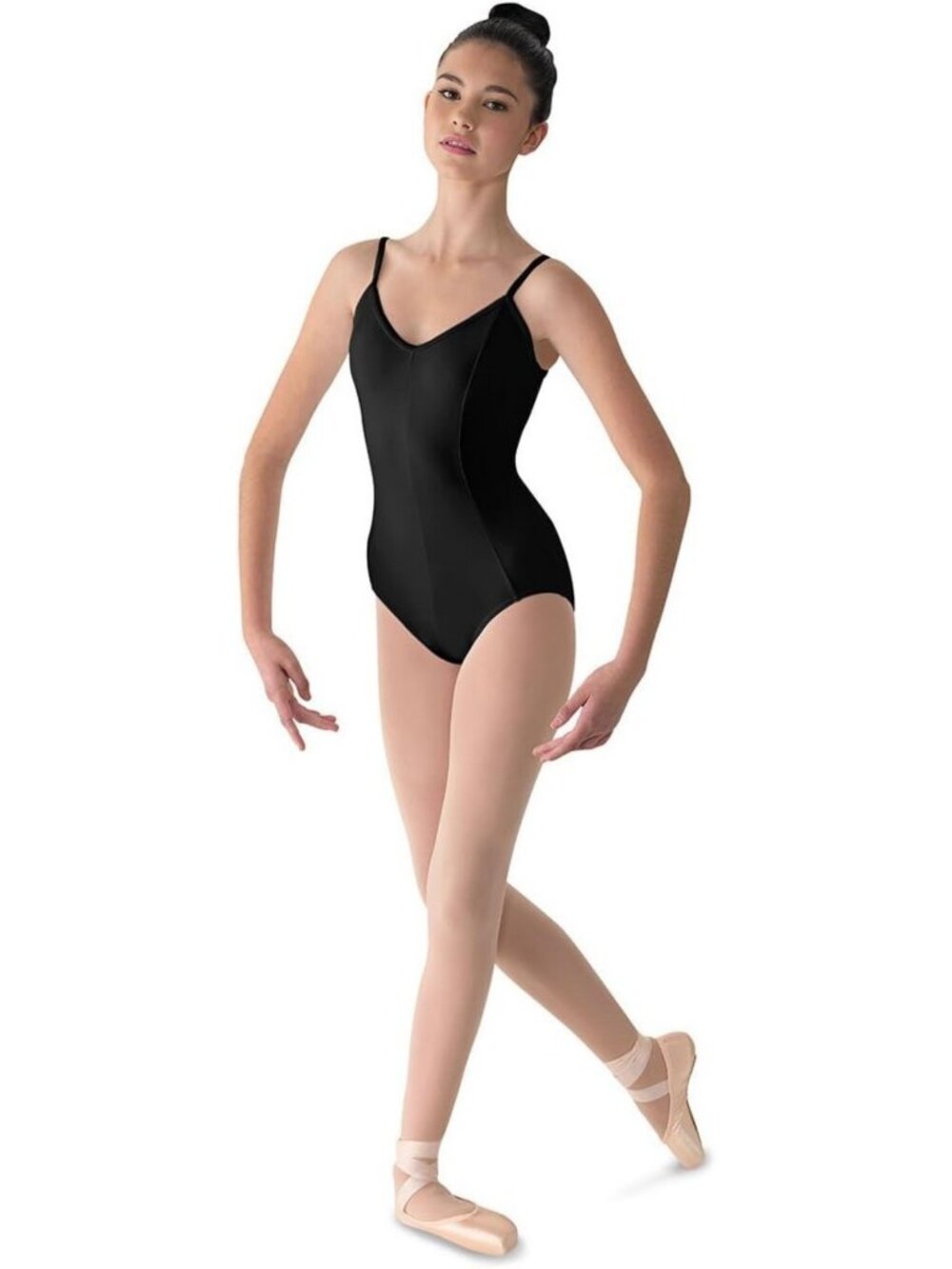 Women's Microlux Princess Seam V-Front Camisole Leotard - Dancewear Essential